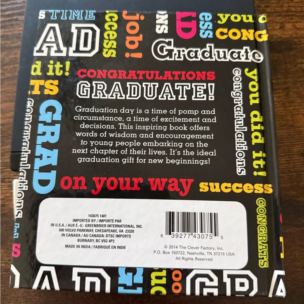 Colorful Graduation Congratulations Card/Booklet - Picture 2 of 4